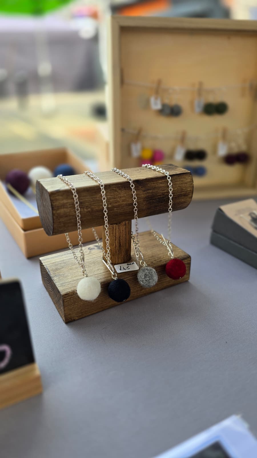 LxS Wool Bead Bracelet
