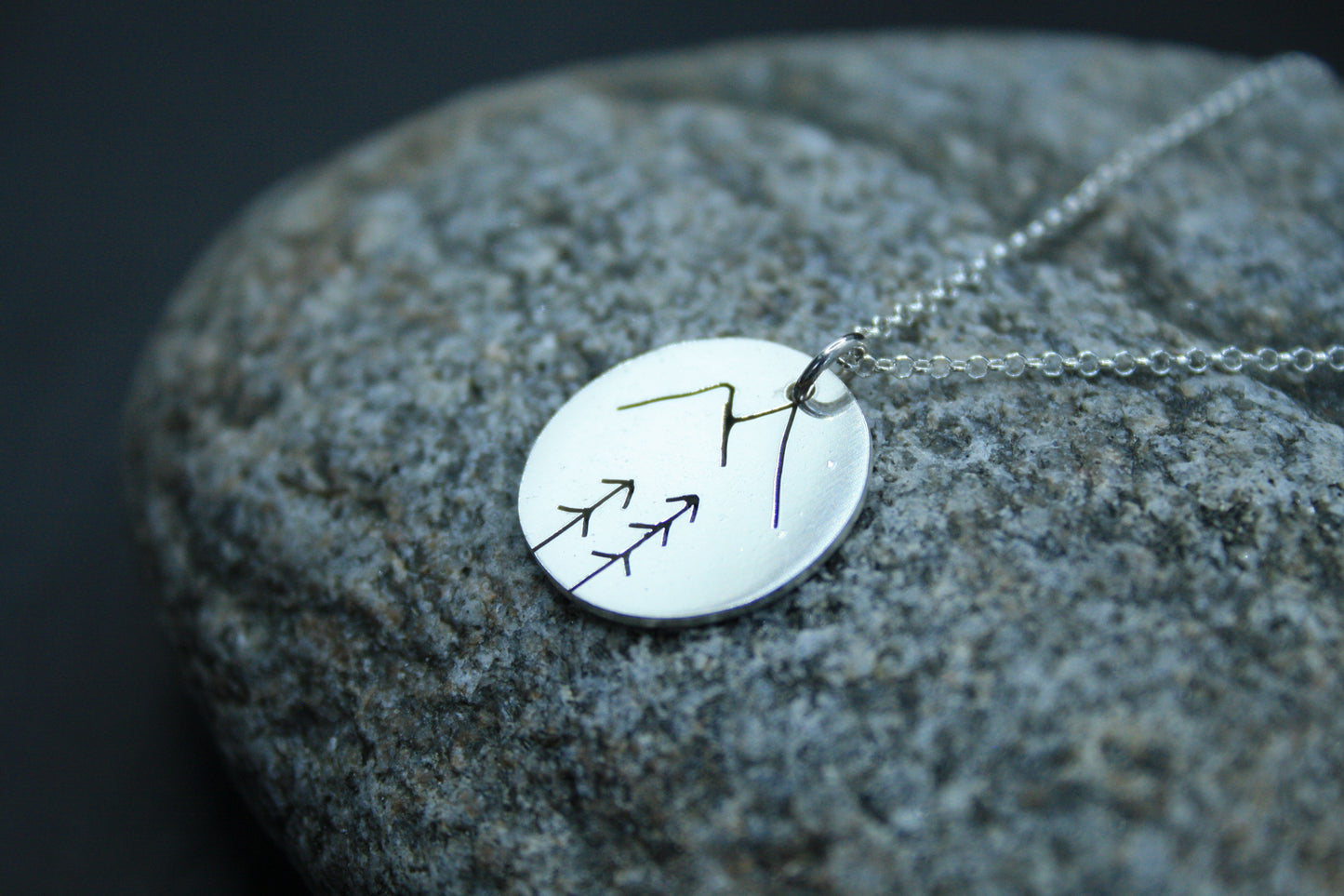 BEINN Mountain Scene Pendant